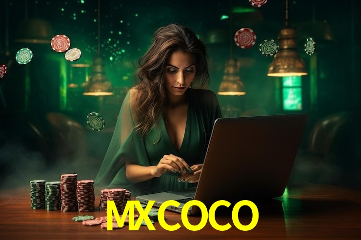 Interfaz de la app móvil MXCOCO en un smartphone moderno